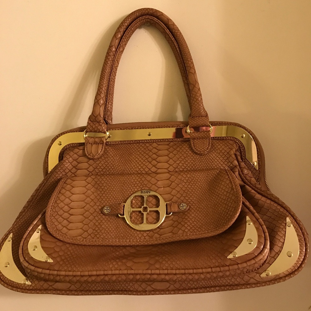 IMAN Satchel Bag